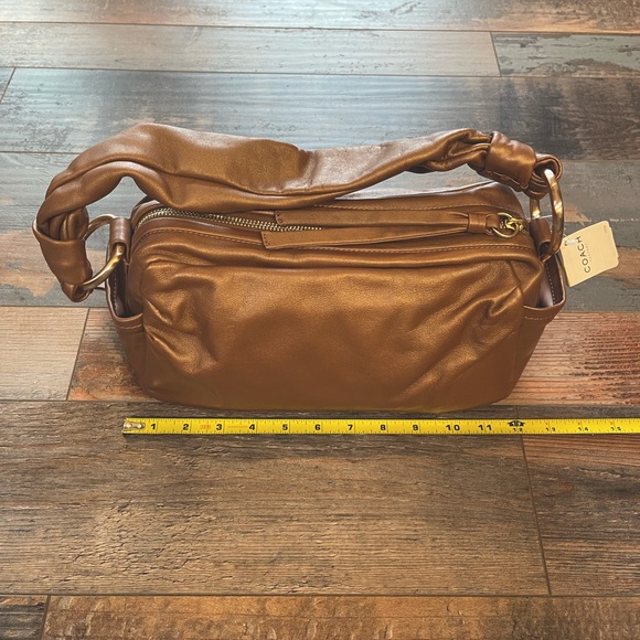 NWT Vintage Coach Parker Pleated Leather Handbag - Picture 3 of 12